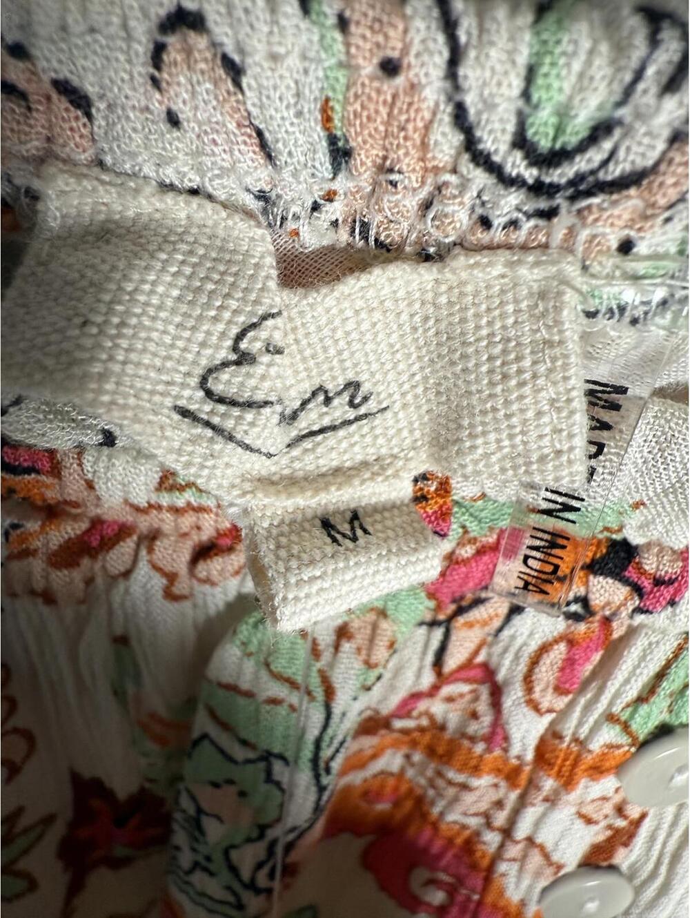NWT Elan Strapless Floral Maxi Dress Size Medium - Picture 5 of 7